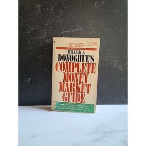 Complete Money Market Guide By William E. Donoghue Paperback